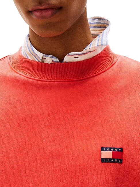 TH JEANS Crewneck sweatshirt bright vermilion - Sweatshirts