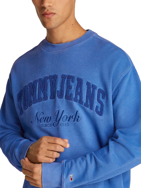 TH JEANS Sweatshirt with teddy logo blue weather - Sweatshirts