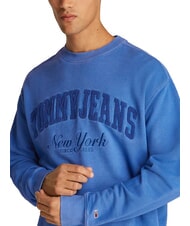 TOMMY HILFIGER TH JEANS Sweatshirt with teddy logo blue weather - Sweatshirts - 3