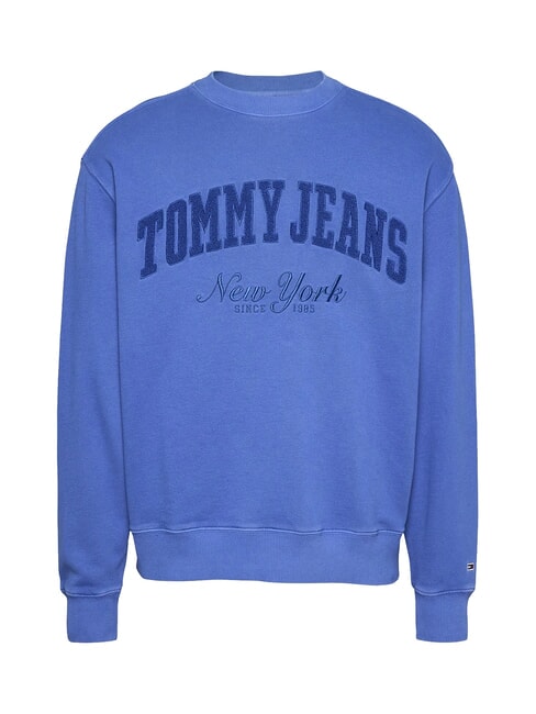 TH JEANS Sweatshirt with teddy logo blue weather - Sweatshirts