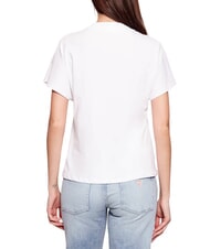 GUESS POPCORN Cotton T-Shirt purwhite - T-shirt - 2