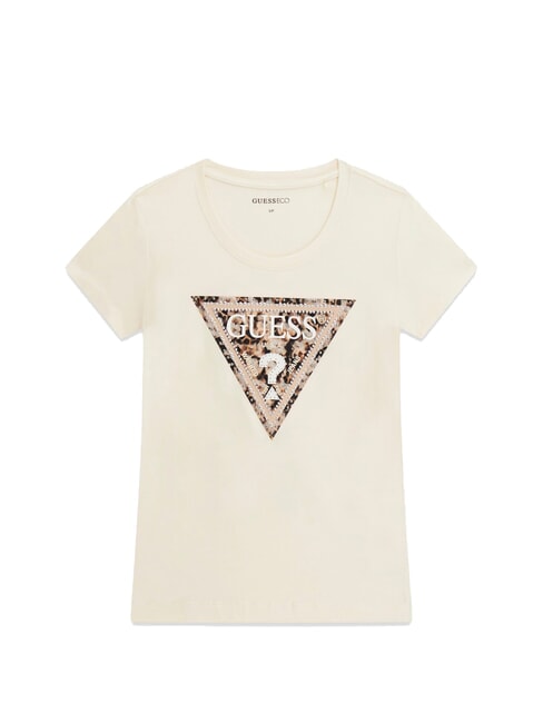 LEO TRIANGLE Short-sleeved T-shirt pearl white - T-shirt