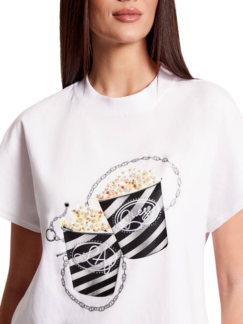 POPCORN Cotton T-Shirt purwhite - T-shirt