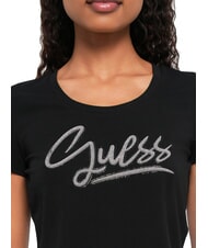 GUESS SCRIPT T-shirt jetbla - T-shirt - 3