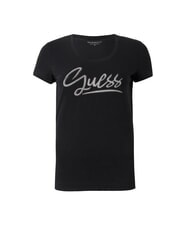 GUESS SCRIPT T-shirt jetbla - T-shirt - 4