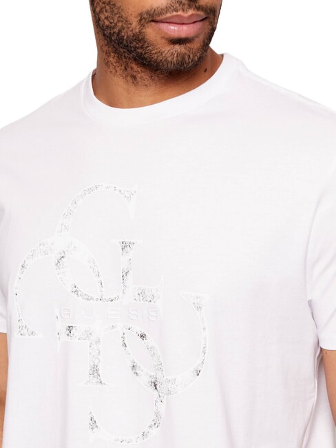 SHIMMER 4G Cotton T-Shirt purwhite - T-shirt