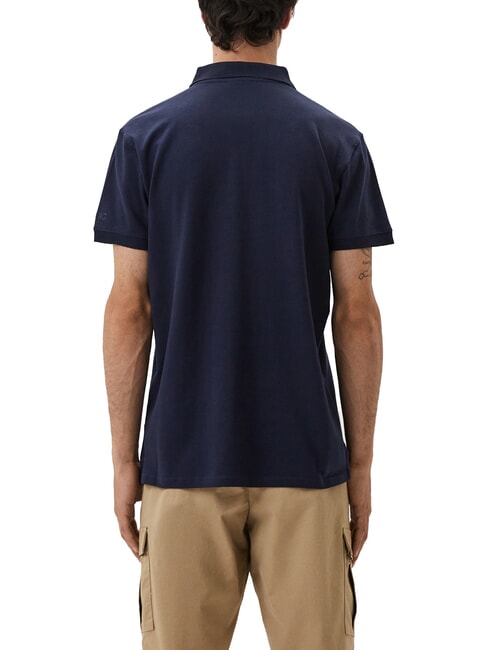 TRIANGLE Short-sleeved polo shirt navy - Polo shirt