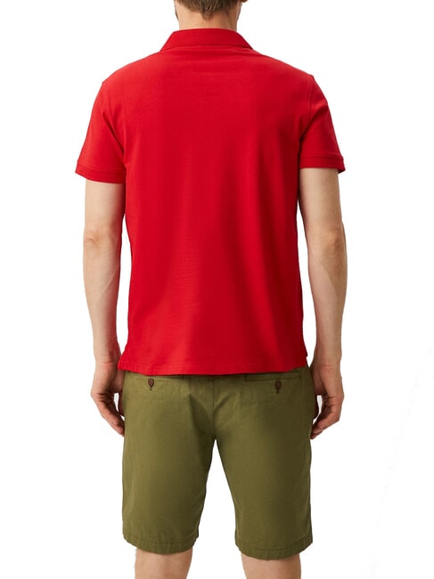 TRIANGLE Short-sleeved polo shirt red - Polo shirt
