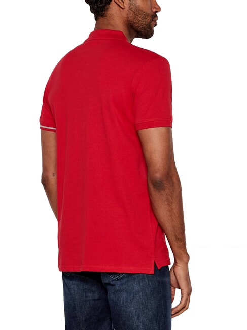 BASIC Cotton polo shirt red - Polo shirt