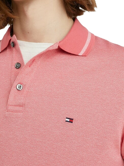 TH Short-sleeved cotton polo shirt pink - Polo shirt