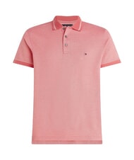 TOMMY HILFIGER TH Short-sleeved cotton polo shirt pink - Polo shirt - 4