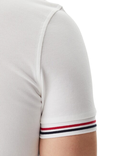 TH TIPPED Slim fit short-sleeved polo shirt white - Polo shirt
