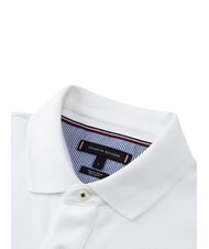 TOMMY HILFIGER TH Short-sleeved cotton polo shirt bright white - Polo shirt - 3