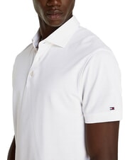 TOMMY HILFIGER TH Short-sleeved polo shirt with sleeve logo optical white - Polo shirt - 3
