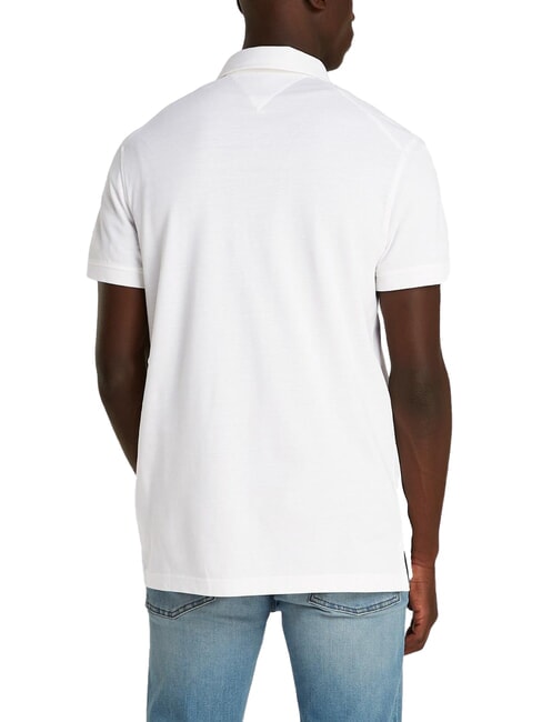 TH Short-sleeved polo shirt with sleeve logo optical white - Polo shirt