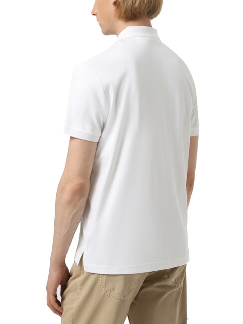 TH Short-sleeved cotton polo shirt white - Polo shirt