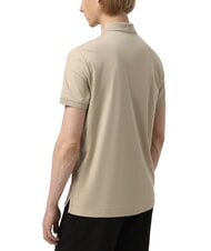 TOMMY HILFIGER TH Short-sleeved cotton polo shirt sandalwood - Polo shirt - 2