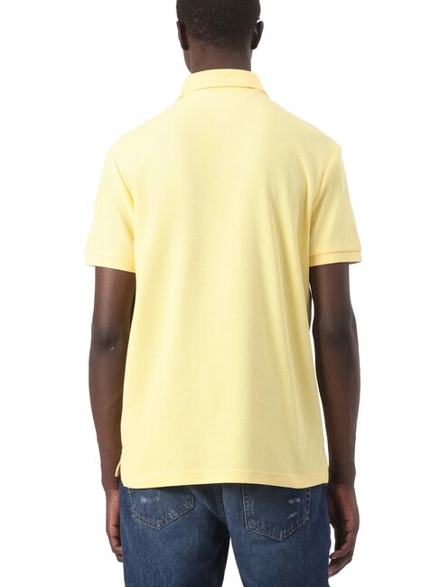 TH Short-sleeved polo shirt with monogram embroidery lemongrass - Polo shirt