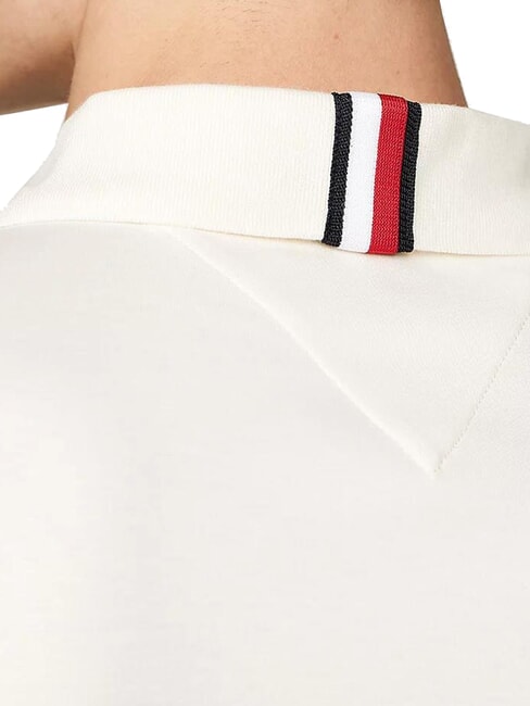 TH Short-sleeved polo shirt with collar ribbon white - Polo shirt