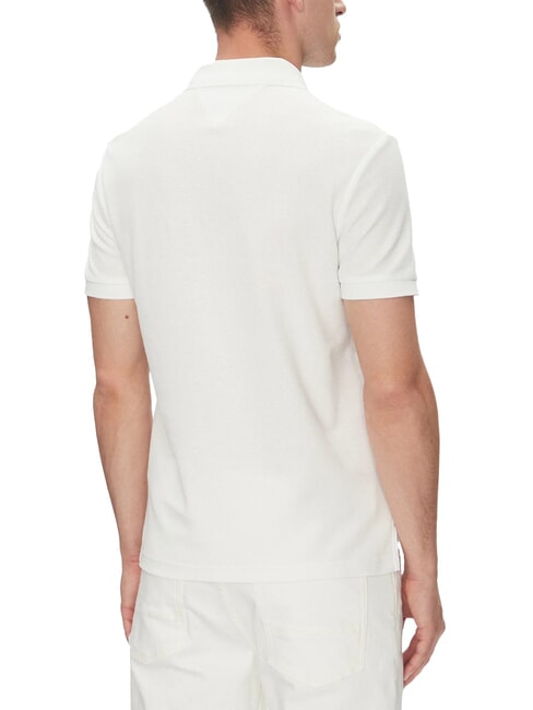 TH Short-sleeved polo shirt with monogram embroidery white - Polo shirt
