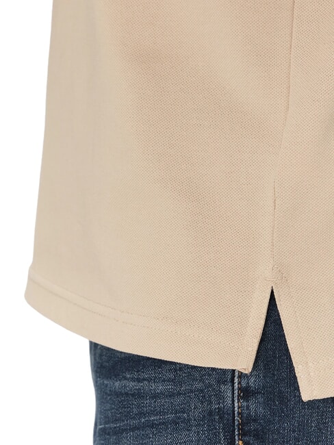 TH Regular fit short-sleeved polo shirt sandalwood - Polo shirt