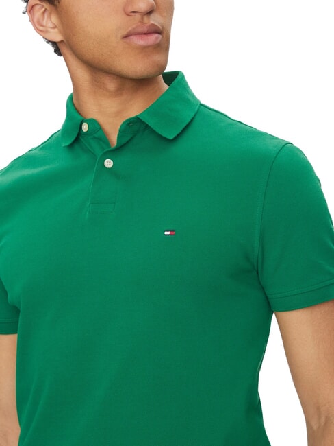 TH Regular fit short-sleeved polo shirt new green - Polo shirt