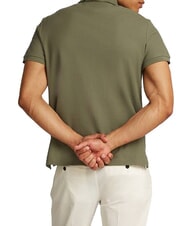 TOMMY HILFIGER TH Short-sleeved polo shirt with monogram embroidery battle green - Polo shirt - 2