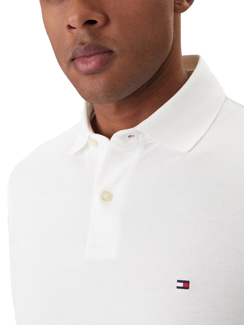 TH Regular fit short-sleeved polo shirt white - Polo shirt