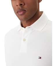 TOMMY HILFIGER TH Regular fit short-sleeved polo shirt white - Polo shirt - 3
