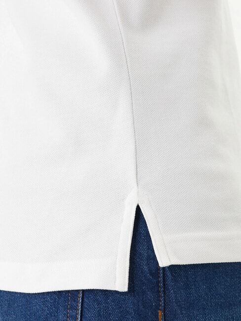 TH Regular fit short-sleeved polo shirt white - Polo shirt