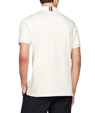 TOMMY HILFIGER TH Short-sleeved polo shirt with collar ribbon white - Polo shirt - 2