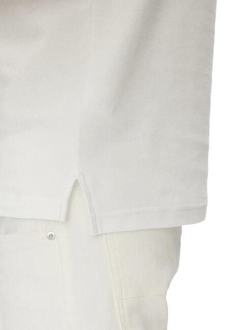TH Short-sleeved polo shirt with monogram embroidery white - Polo shirt