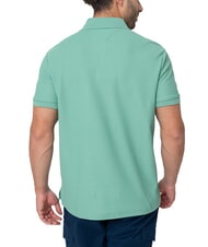 TOMMY HILFIGER TH Short-sleeved polo shirt with monogram embroidery Fort Green - Polo shirt - 2