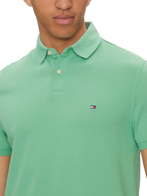 TH Regular fit short-sleeved polo shirt Fort Green - Polo shirt