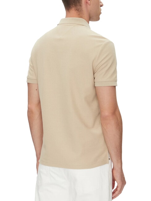 TH Short-sleeved polo shirt with monogram embroidery sandalwood - Polo shirt