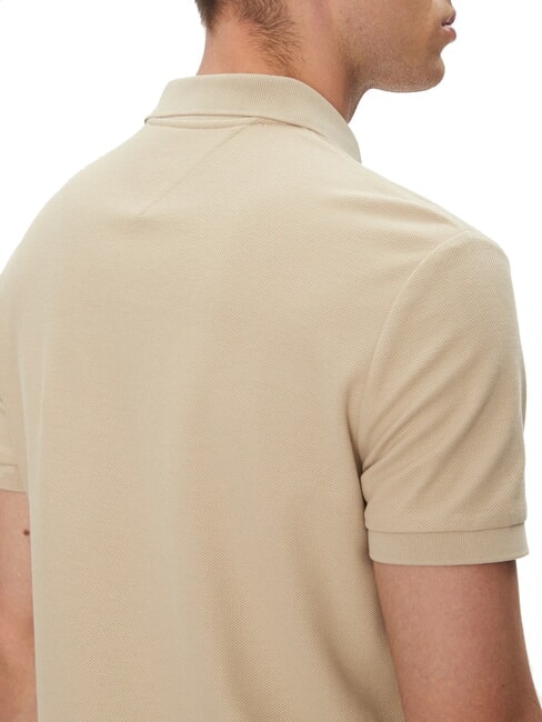 TH Short-sleeved polo shirt with monogram embroidery sandalwood - Polo shirt
