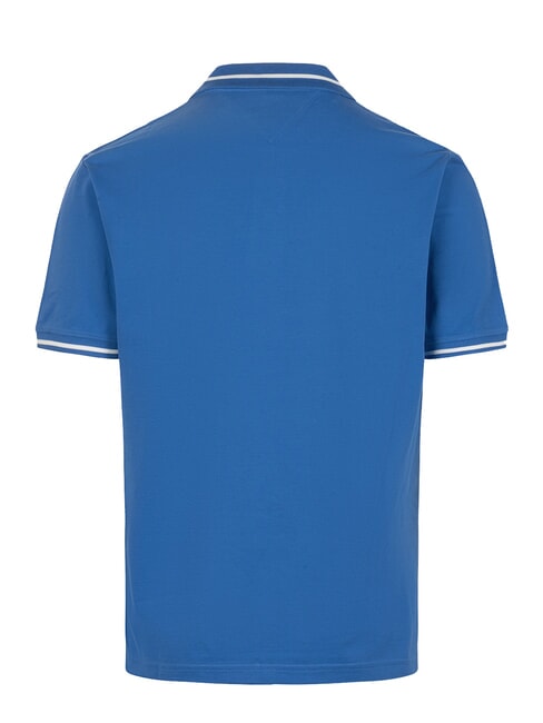 TH JEANS Slim fit short-sleeved polo shirt blue weather - Polo shirt