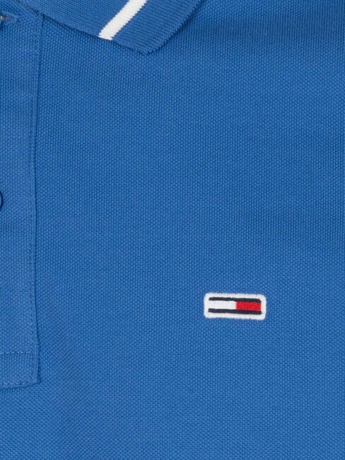 TH JEANS Slim fit short-sleeved polo shirt blue weather - Polo shirt