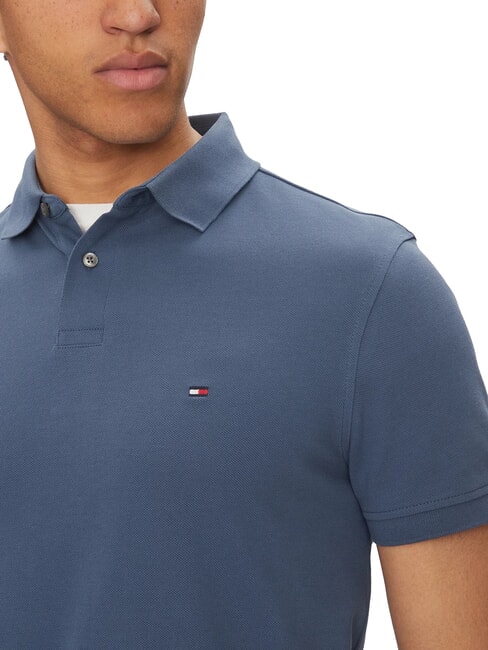 TH Regular fit short-sleeved polo shirt Aegean Sea - Polo shirt