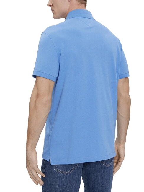 TH Regular fit short-sleeved polo shirt blue spell - Polo shirt