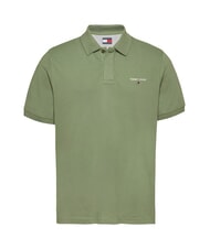 TOMMY HILFIGER TH JEANS Short-sleeved polo shirt with logo Aruba Green - Polo shirt - 4