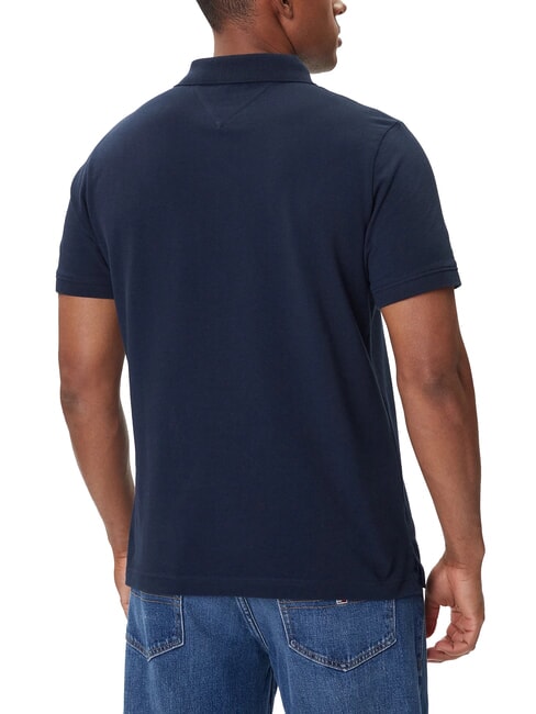 TH JEANS Short-sleeved polo shirt with logo dark night navy - Polo shirt