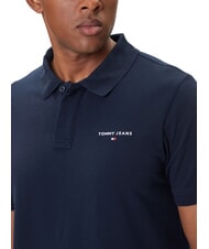TOMMY HILFIGER TH JEANS Short-sleeved polo shirt with logo dark night navy - Polo shirt - 3