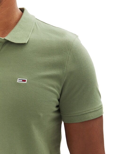 TH JEANS Short-sleeved polo shirt with flag Aruba Green - Polo shirt