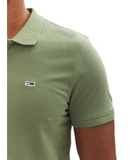 TOMMY HILFIGER TH JEANS Short-sleeved polo shirt with flag Aruba Green - Polo shirt - 3