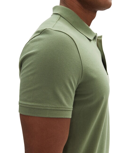 TH JEANS Short-sleeved polo shirt with flag Aruba Green - Polo shirt