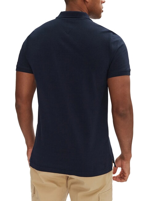 TH JEANS Short-sleeved polo shirt with flag dark night navy - Polo shirt
