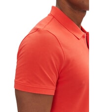 TOMMY HILFIGER TH JEANS Short-sleeved polo shirt with flag bright vermilion - Polo shirt - 4