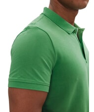 TOMMY HILFIGER TH JEANS Short-sleeved polo shirt with flag coastal green - Polo shirt - 4