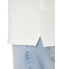 TOMMY HILFIGER TH JEANS Short-sleeved polo shirt with logo ecru - Polo shirt - 4